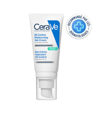 CERAVE GEL CREME HYDRATANT OIL CONTROL PEAUX MIXTES A GRASSES 52 ML
