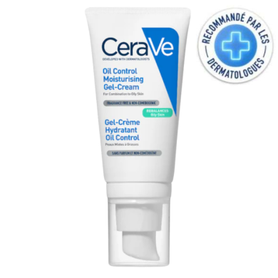 CERAVE GEL CREME HYDRATANT OIL CONTROL PEAUX MIXTES A GRASSES 52 ML