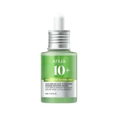 ANUA 10+AZELAIC ACID 10 HYALURON REDNESS SOOTHING SERUM 30 ML