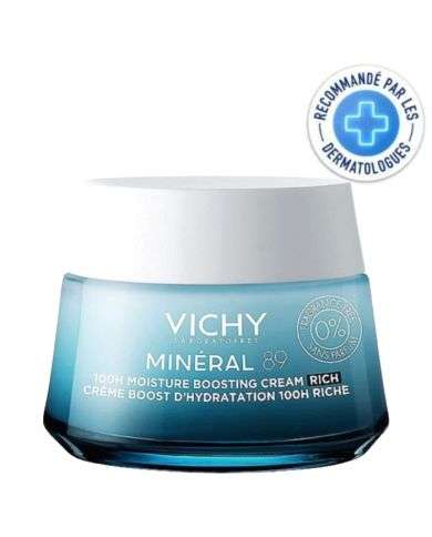 VICHY MINERAL 89 CREME BOOST D'HYDRATATION 100H RICHE 50 ML