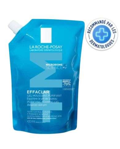 LA ROCHE POSAY EFFACLAR GEL MOUSSANT PURIFIANT RECHARGE 400ML