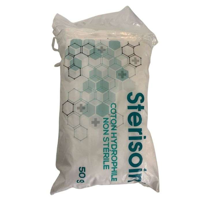 STERISOIN COTON HYDROPHILE NON STERILE 50 G