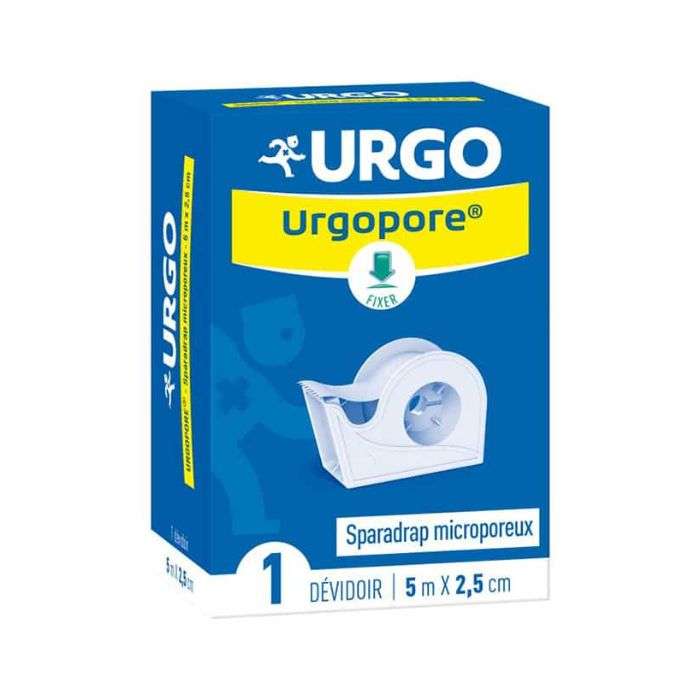 URGO URGOPORE SPARADRAP NON TISSE SOUPLE MICROPOREUX 5M2.5CM
