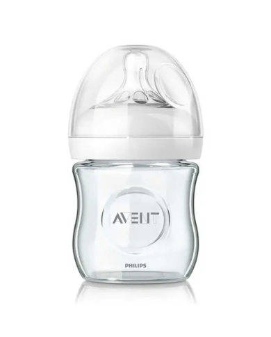AVENT BIBERON NATURAL EN VERRE 0M+ 120 ML