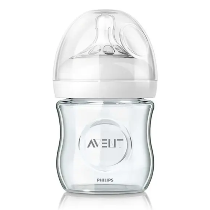 AVENT BIBERON NATURAL EN VERRE 0M+ 120 ML