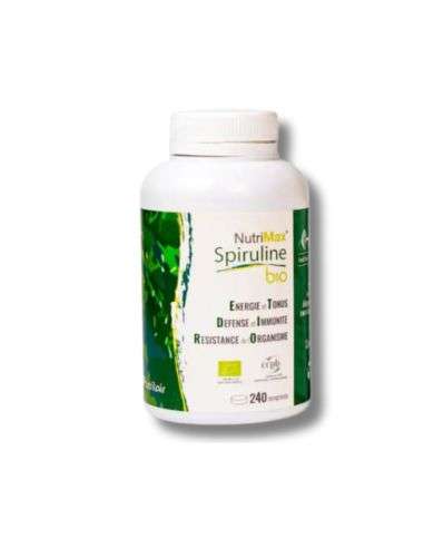 NUTRIMAX SPIRULINE 100% BIO 240 COMPRIMES TONUS ET VITALITÉ