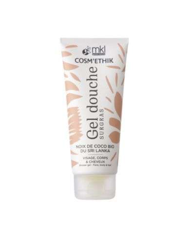 MKL COSMETHIK GEL DOUCHE SURGRAS NOIX DE COCO BIO DU SRI LANKA 200 ML