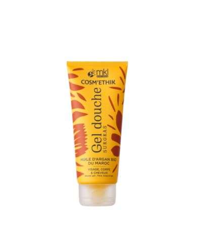 MKL COSMETHIK GEL DOUCHE SURGRAS HUILE ARGAN BIO DU MAROC 200 ML