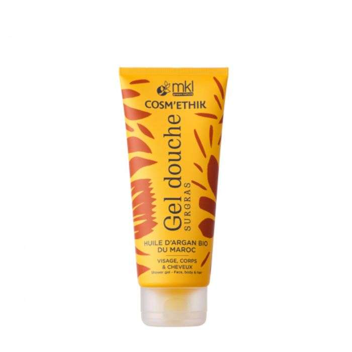 MKL COSMETHIK GEL DOUCHE SURGRAS HUILE ARGAN BIO DU MAROC 200 ML