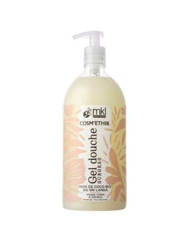 MKL COSMETHIK GEL DOUCHE SURGRAS NOIX DE COCO BIO DU SIRI LANKA 1L