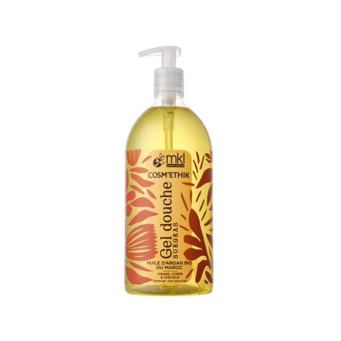 MKL COSMETHIK GEL DOUCHE SURGRAS HUILE ARGAN BIO DU MAROC 1L