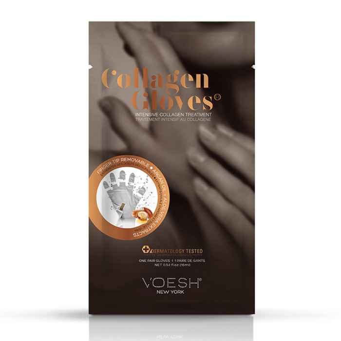 VOESH NEW YORK COLLAGEN GLOVES ARGAN OIL + ALOE VERA EXTRACTS 16 ML
