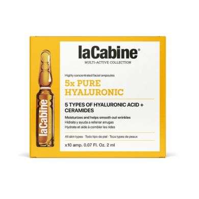 LA CABINE 5 PURE HYALURONIC 10 AMPOULES 2ML