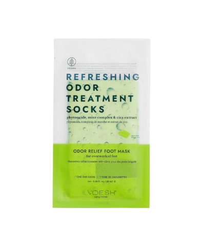 VOESH NEW YORK REFRESHING ODOR TREATMENT SOCKS RELIEF FOOT MASK 20 ML