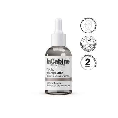 LA CABINE 15 NIACINAMIDE 2 EN 1 SERUM CREME 30 ML