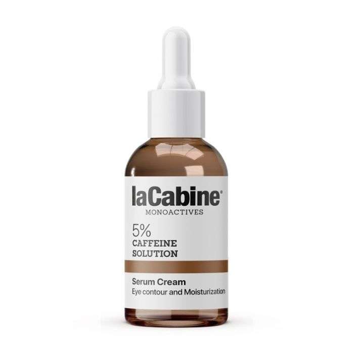 LA CABINE 5 CAFFEINE SOLUTION CREME SERUM 2 EN 1 CONTOUR YEUX 30 ML