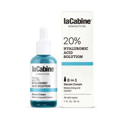 LA CABINE 20 HYALURONIC ACID SOLUTION 2EN1 SERUM CREME 30 ML