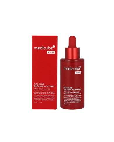 MEDICUBE 1 MIN RED ACNE SUCCINIC ACID PEEL 40 G