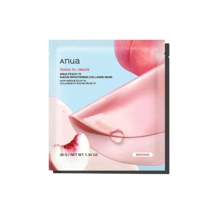 ANUA PEACH 70+ NIACIN BRIGHTNING COLLAGEN MASK 1 UNITE