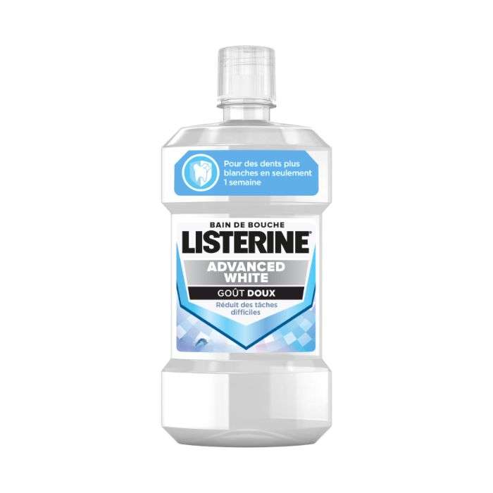 LISTERINE BAIN DE BOUCHE ADVANCED WHITE GOUT DOUX250 ML