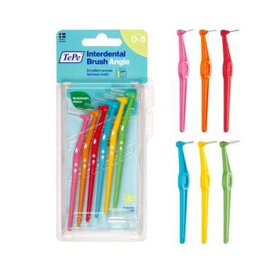 TEPE PACK DE 6 BROSSETTE INTERDENTAIRE ANGLE TAILLE 0-5
