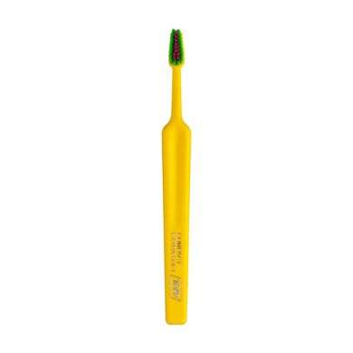 TEPE BROSSE A DENTS COLOUR COMPACT EXTRA SOFT JAUNE 