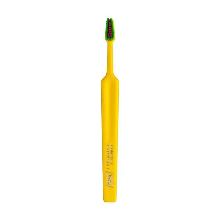 TEPE BROSSE A DENTS COLOUR COMPACT EXTRA SOFT JAUNE 