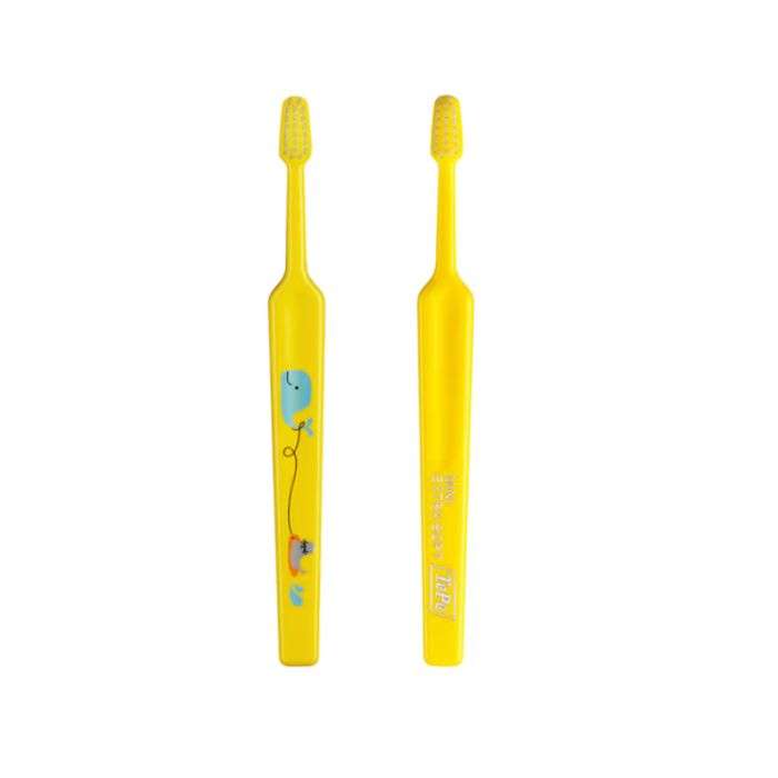 TEPE BROSSE A DENTS MINI EXTRA SOFT 0- 3 ANS JAUNE