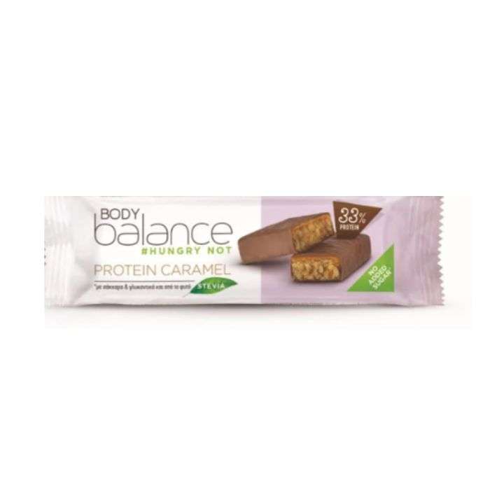 BODY BALANCE HUNGRY NOT33% PROTEIN BAR CARAMEL 45G