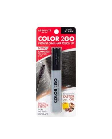 ABSOLUTE NEW YORK COUVRE RACINES MASCARA COLOR 2 GO JET NOIR 12 G