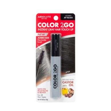ABSOLUTE NEW YORK COUVRE RACINES MASCARA COLOR 2 GO JET NOIR 12 G