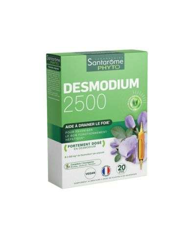 SANTAROME PHYTO DESMODIUM 2500 20 AMPOULES DE 10 ML
