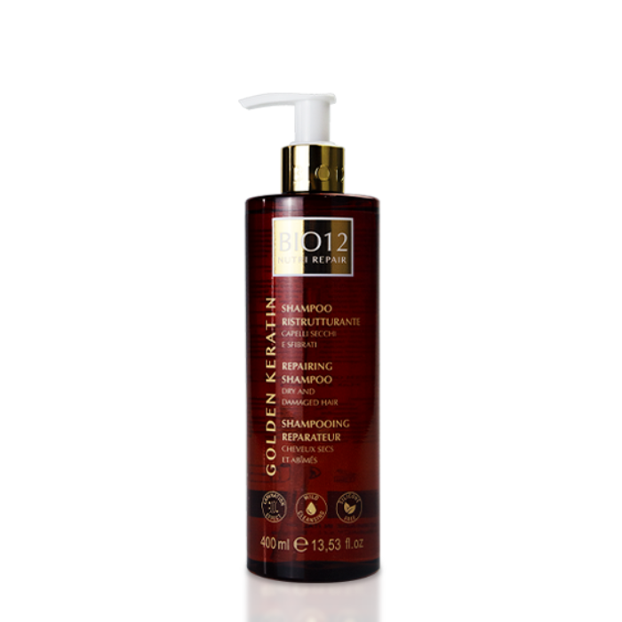 M&D PHARMACY BIO 12 SHAMPOOING REPARATEUR CHEVEUX SECS 400 ML