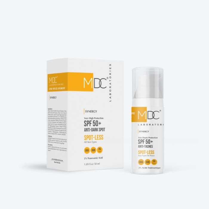 MDC SYNERGY ECRAN SOLAIRE SPF 50 SPOTLESS TOUS TYPES DE PEAUX 50 ML