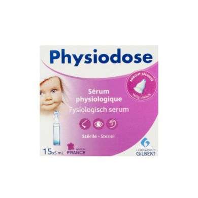 GILBERT PHYSIODOSE SERUM PHYSIOLOGIQUE 155 ML