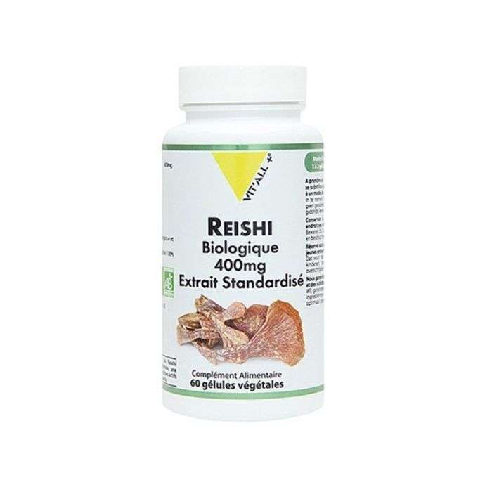 VITALL+ REISHI BIOLOGIQUE 400 MG 60 GELULES