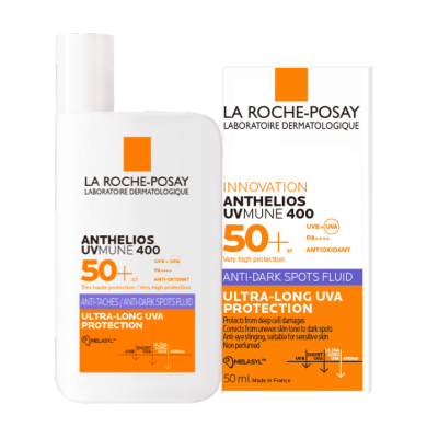LA ROCHE POSAY ANTHELIOS UVMUNE 400 FLUIDE ANTI TACHES SPF50+ 50 ML