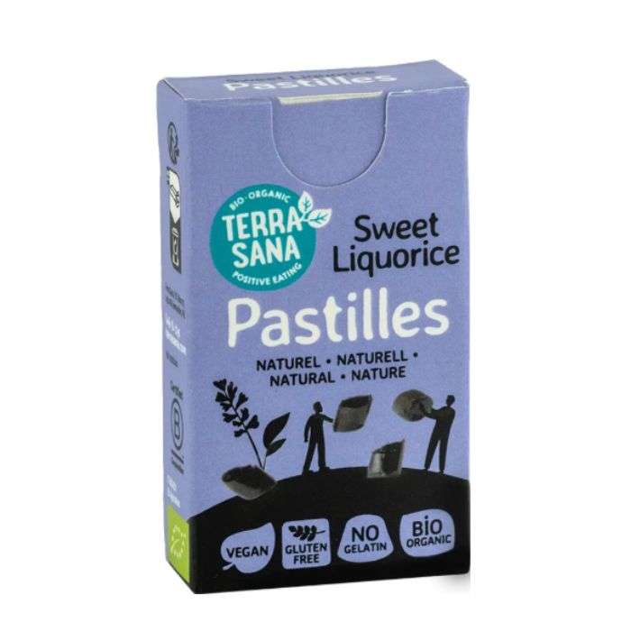 TERRASANA PASTILLES DE REGLISSE DOUCE NATURE 25G