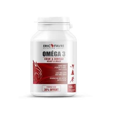 ERIC FAVRE OMEGA 3 COEUR ET CERVEAU 120 CAPSULES