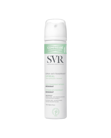 SVR SPIRIAL SPRAY DEODORANT ANTI TRANSPIRANT 75 ML