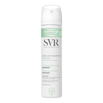 SVR SPIRIAL SPRAY DEODORANT ANTI TRANSPIRANT 75 ML