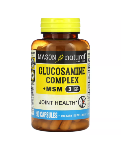 MASON NATURAL GLUCOSAMINE COMPLEX + MSM 90 CAPSULES