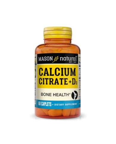 MASON NATURAL CALCIUM CITRATE +D3 60 COMPRIMES