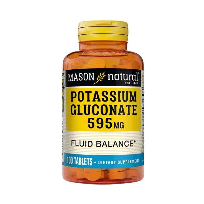 MASON POTASSIUM GLUCONATE 595 MG 100 TABLETS