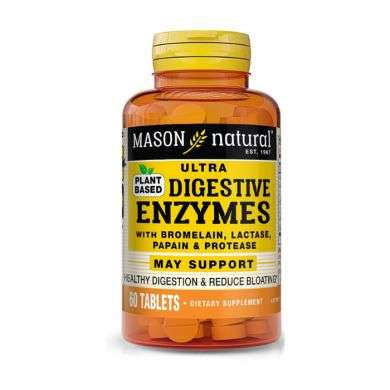 MASON NATURAL ULTRA DIGESTIVE ENZYMES 60 TABLETS