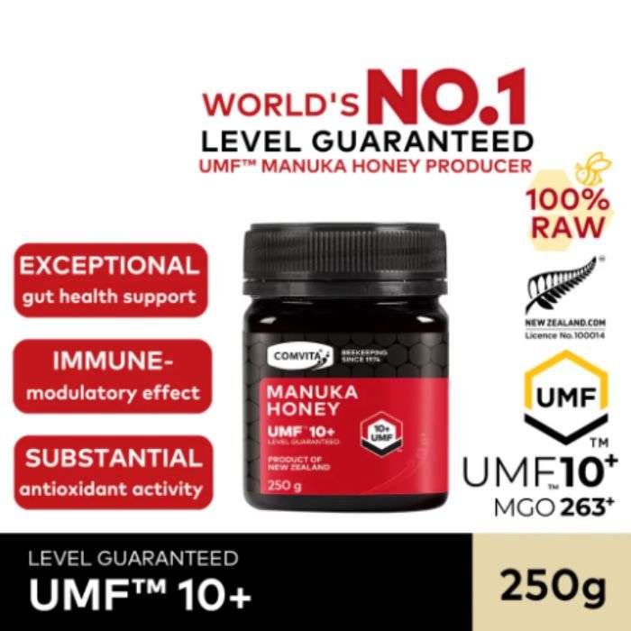 COMVITA MANUKA HONEY MIEL DE MANUKA NEW ZEALAND MGO 263+ 250G