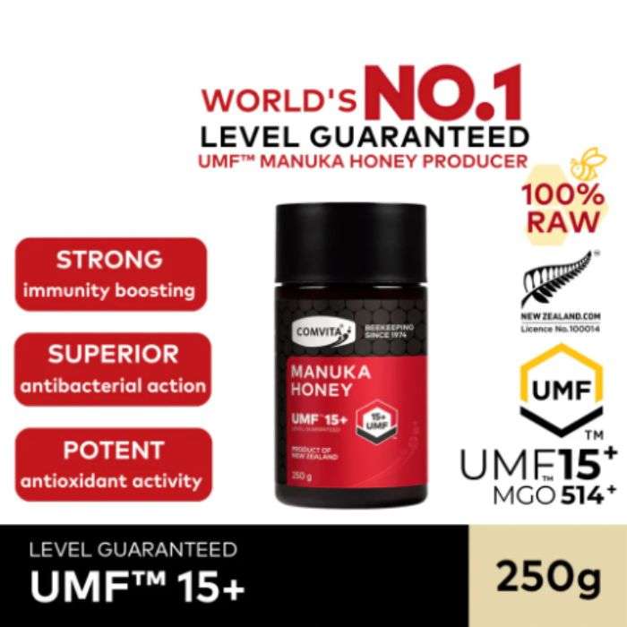 COMVITA MANUKA HONEY MIEL DE MANUKA NEW ZEALAND MGO 514+ 250G