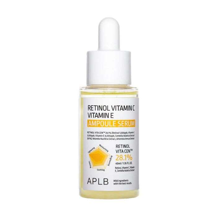 APLB RETINOL VITAMIN C VITAMINE E AMPOULE SERUM 40 ML 