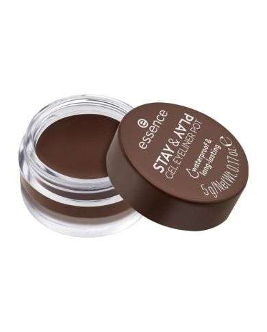 ESSENCE STAY AND PLAY GEL EYELINER POT 02 MARRON