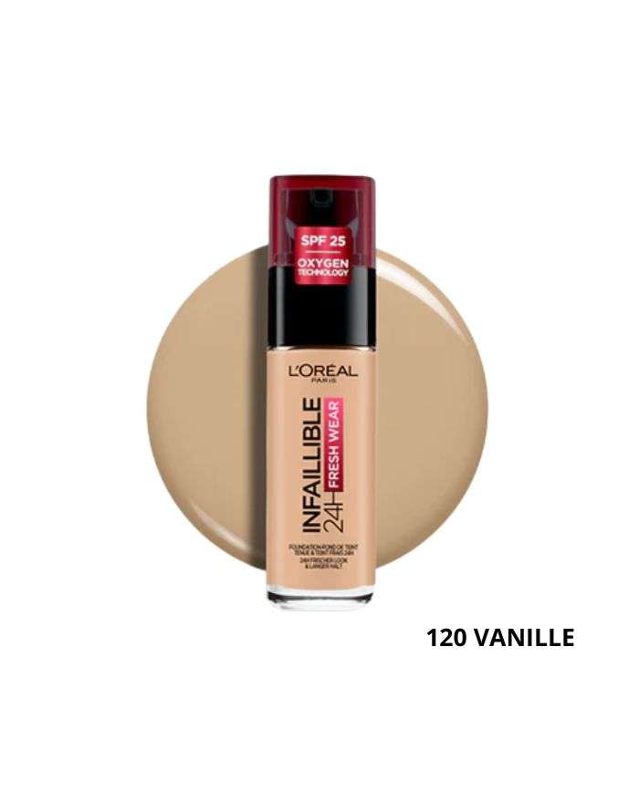 Fond De Teint L'Oréal Infaillible Fresh Wear - Teint Frais Et Longue Tenue - Neuf Sous Blister